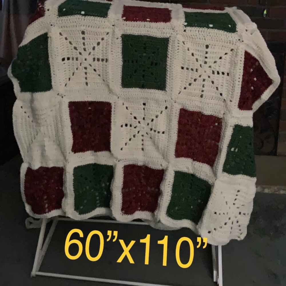 Beautiful Hand Crocheted Bed Apron